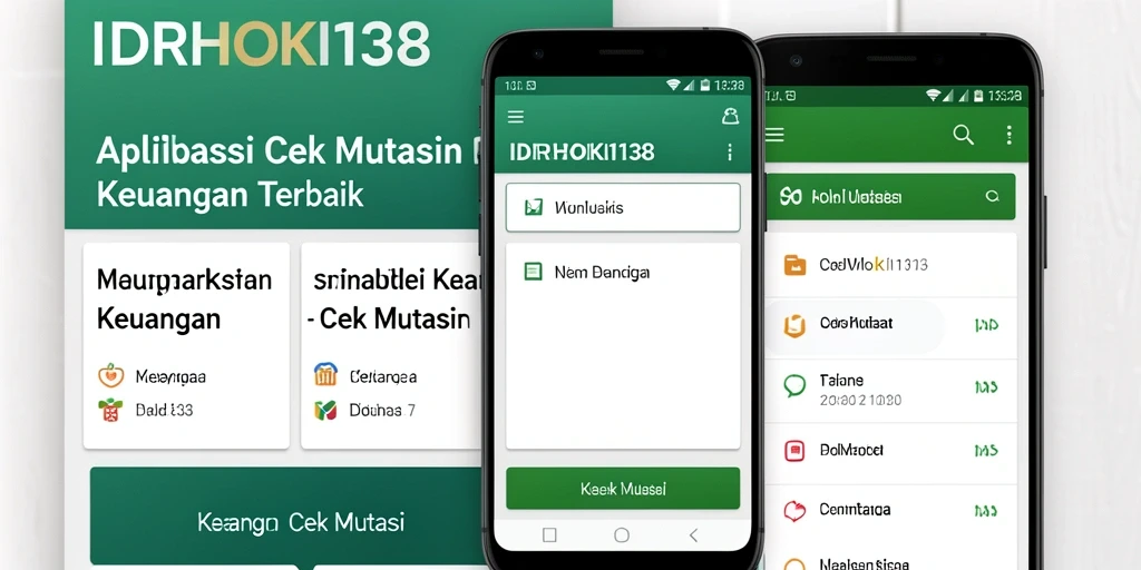 Tampilan antarmuka IDRHOKI138 dengan fitur Cek Mutasi yang mudah digunakan.